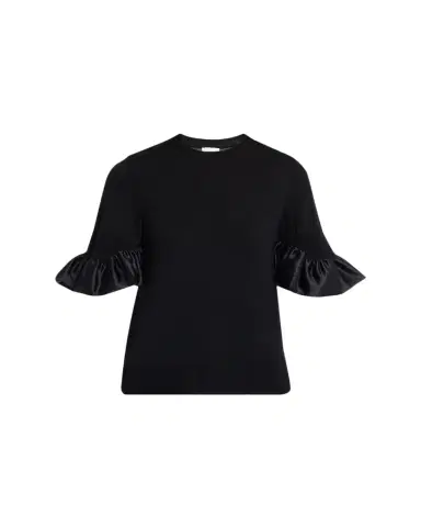 Noir Kei Ninomiya Ruffled-Cuff Wool Sweater | Thumbnail 1