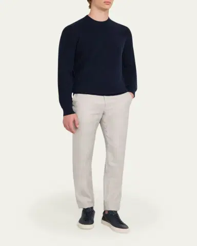 Guest In Residence Men's Cashmerer Rib Allday Crew-Neck Shirt | Thumbnail 6