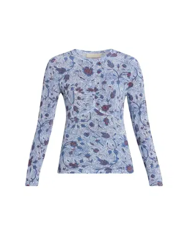 Ulla Johnson Neri Printed Long-Sleeve Top | Thumbnail 1