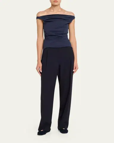 Simkhai Maisel Gathered Cotton Top | Thumbnail 2 Simkhai Maisel Gathered Cotton Top | Thumbnail 2