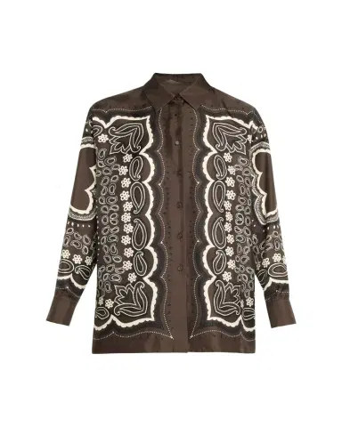Nili Lotan Alfie Silk Shirt | Thumbnail 1 Nili Lotan Alfie Silk Shirt | Thumbnail 1