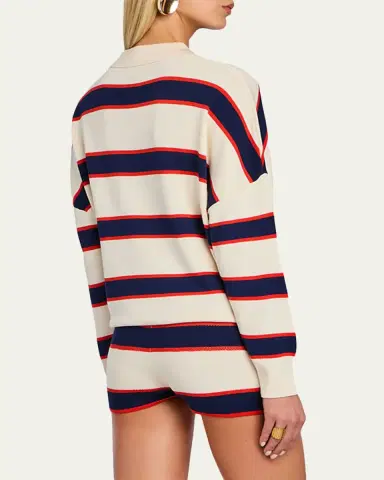 SEROYA Taby Striped Sweater | Thumbnail 3 SEROYA Taby Striped Sweater | Thumbnail 3
