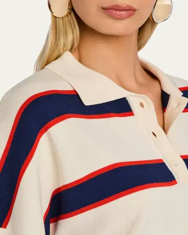 SEROYA Taby Striped Sweater | Thumbnail 5 SEROYA Taby Striped Sweater | Thumbnail 5