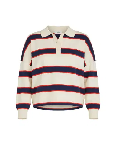 SEROYA Taby Striped Sweater | Thumbnail 1 SEROYA Taby Striped Sweater | Thumbnail 1