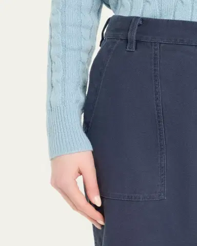 Nili Lotan Earl Cotton Straight-Leg Ankle Pants | Thumbnail 5 Nili Lotan Earl Cotton Straight-Leg Ankle Pants | Thumbnail 5