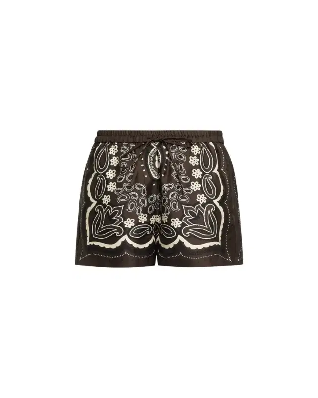 Nili Lotan Frances Silk Shorts