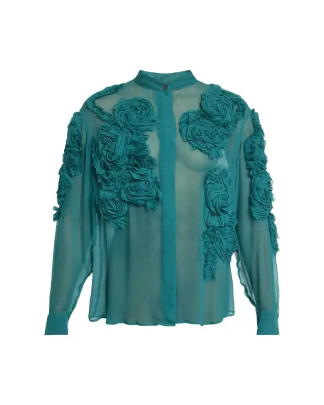 Chowsa Floral Embroidered Blouse