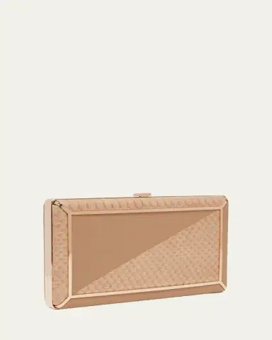 Gabriela Hearst Callas Leather & Snakeskin Clutch Bag | Thumbnail 3 Gabriela Hearst Callas Leather & Snakeskin Clutch Bag | Thumbnail 3