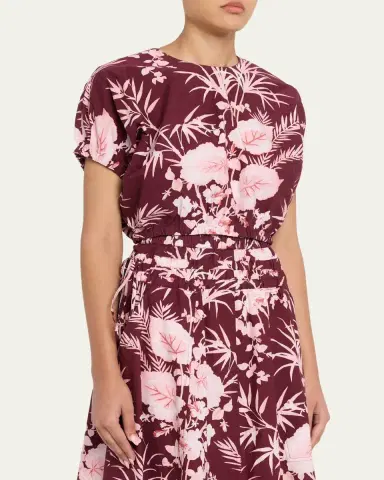 Cara Cara Bari Printed Top | Thumbnail 4