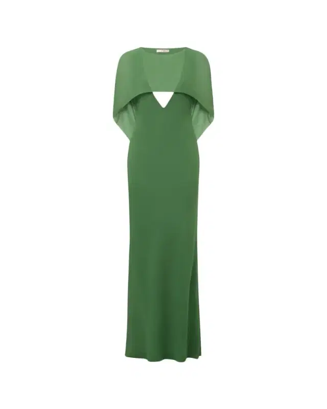 Reese Draped Cutout Mermaid Gown