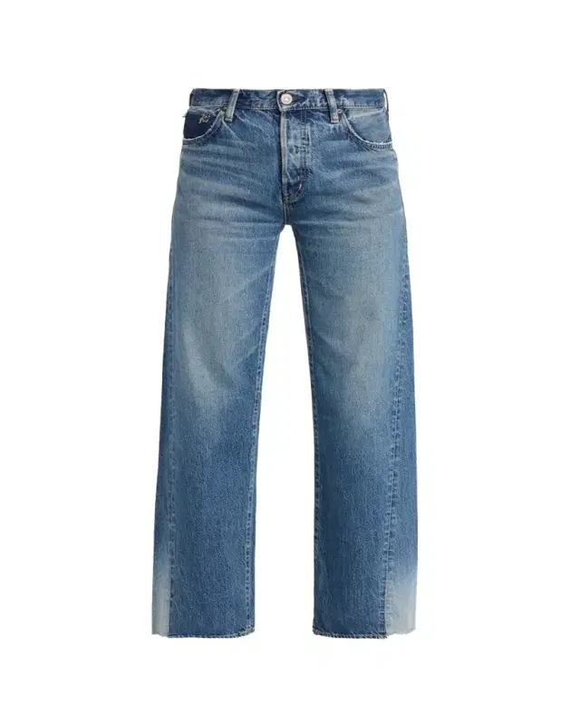 MOUSSY VINTAGE Wide-Leg Paneled Jeans