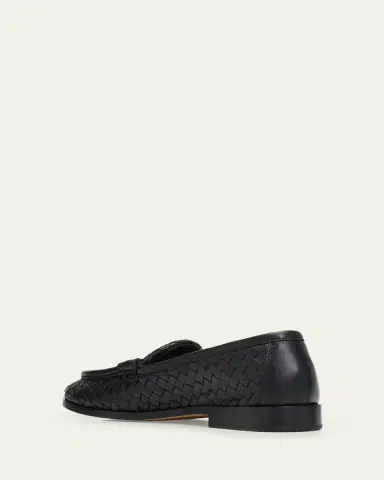 Bottega Veneta Silenzio Intrecciato Leather Loafers | Thumbnail 4