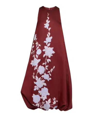 Lela Rose Rose Fil Coupe Sleeveless Midi Bubble Dress | Thumbnail 1 Lela Rose Rose Fil Coupe Sleeveless Midi Bubble Dress | Thumbnail 1
