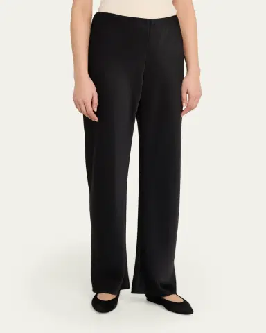 Vince Colette High-Waist Fluid Satin Bias Pants | Thumbnail 4 Vince Colette High-Waist Fluid Satin Bias Pants | Thumbnail 4