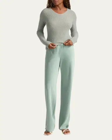 Vince Colette High-Waist Fluid Satin Bias Pants | Thumbnail 10 Vince Colette High-Waist Fluid Satin Bias Pants | Thumbnail 10