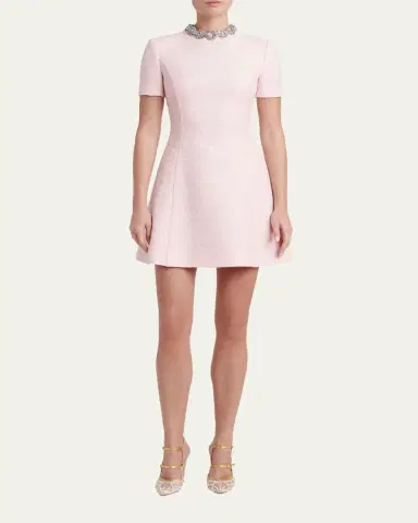 Valentino Garavani Embellished Gancini Minidress | Thumbnail 2