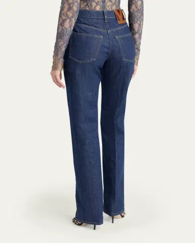 Valentino Garavani Button-Front Straight-Leg Jeans | Thumbnail 3 Valentino Garavani Button-Front Straight-Leg Jeans | Thumbnail 3