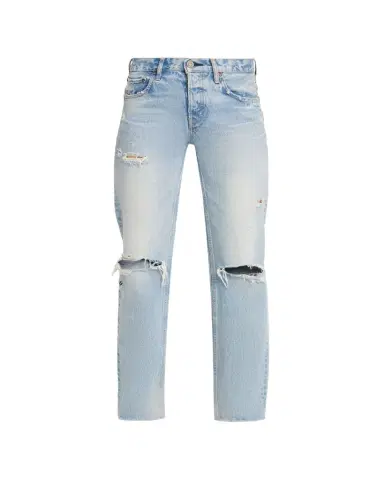 Moussy Vintage Distressed Straight Low-Rise Jeans | Thumbnail 1