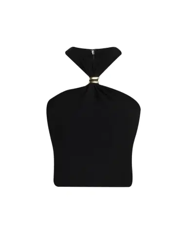 Ronny Kobo Marcel Embellished Halter Jersey Top | Thumbnail 1 Ronny Kobo Marcel Embellished Halter Jersey Top | Thumbnail 1