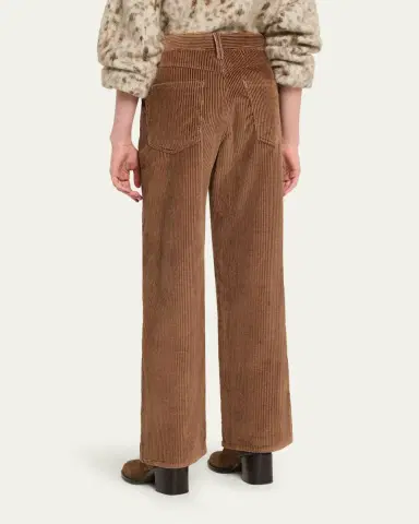 Brunello Cucinelli Mid-Rise Corduroy Straight-Leg Pants | Thumbnail 3 Brunello Cucinelli Mid-Rise Corduroy Straight-Leg Pants | Thumbnail 3