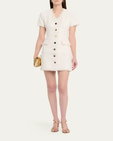 Toccin Phoebe Sequined Tweed Mini Dress | Thumbnail 2 Toccin Phoebe Sequined Tweed Mini Dress | Thumbnail 2