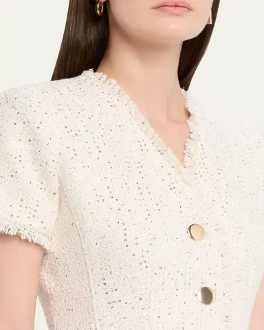 Toccin Phoebe Sequined Tweed Mini Dress | Thumbnail 5 Toccin Phoebe Sequined Tweed Mini Dress | Thumbnail 5