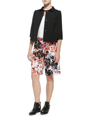 Veronica Beard Soza Compact Knit Polo Top | Thumbnail 6 Veronica Beard Soza Compact Knit Polo Top | Thumbnail 6