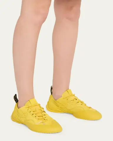 Loewe Grip Suede Low-Top Sneakers | Thumbnail 3