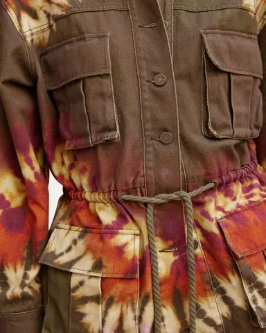 ALÉMAIS Marilyn Tie-Dye Denim Utility Jacket | Thumbnail 4 ALÉMAIS Marilyn Tie-Dye Denim Utility Jacket | Thumbnail 4