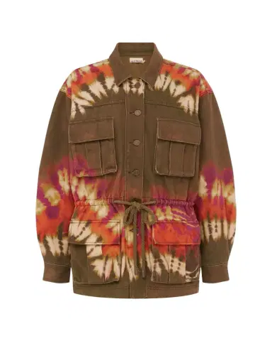 ALÉMAIS Marilyn Tie-Dye Denim Utility Jacket | Thumbnail 1 ALÉMAIS Marilyn Tie-Dye Denim Utility Jacket | Thumbnail 1