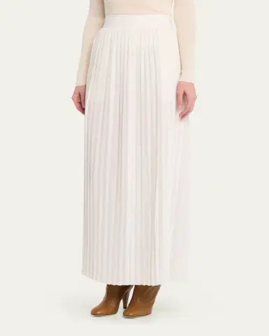 Toccin Dillon Pleated Maxi Skirt | Thumbnail 4