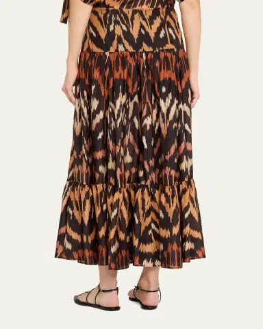 Zimmermann Aster Ikat Midi Skirt | Thumbnail 3 Zimmermann Aster Ikat Midi Skirt | Thumbnail 3