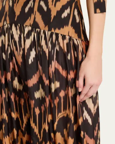 Zimmermann Aster Ikat Midi Skirt | Thumbnail 5 Zimmermann Aster Ikat Midi Skirt | Thumbnail 5