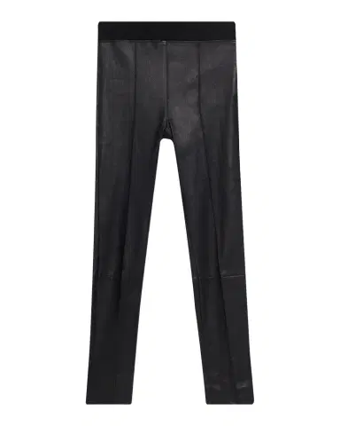 Brunello Cucinelli Leather Ankle Pants | Thumbnail 1