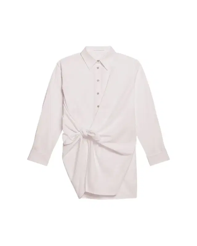 Helmut Lang Knotted Cotton Shirtdress