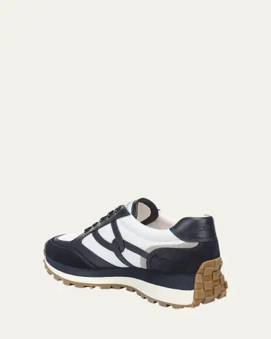 Veronica Beard Valentina Mixed Leather Retro Sneakers | Thumbnail 2