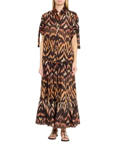 Zimmermann Aster Ikat Relaxed Shirt | Thumbnail 1 Zimmermann Aster Ikat Relaxed Shirt | Thumbnail 1