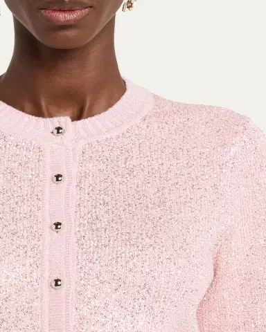 Toccin Mollie Sequined Crewneck Cardigan | Thumbnail 5