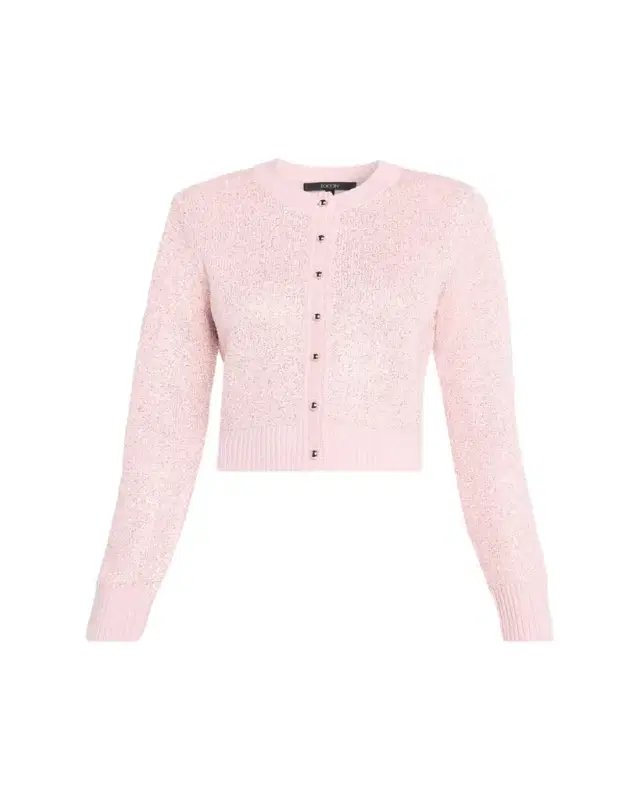 Mollie Sequined Crewneck Cardigan