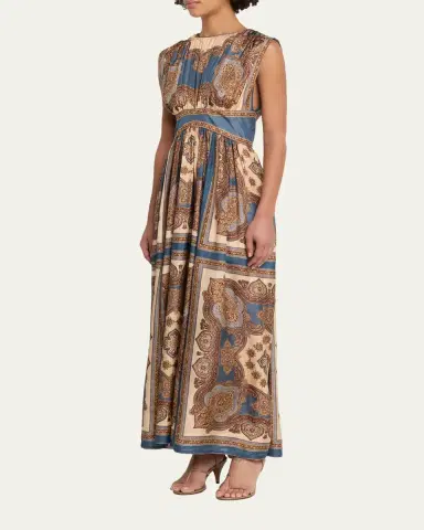 Zimmermann Mahon Waisted Maxi Dress | Thumbnail 4