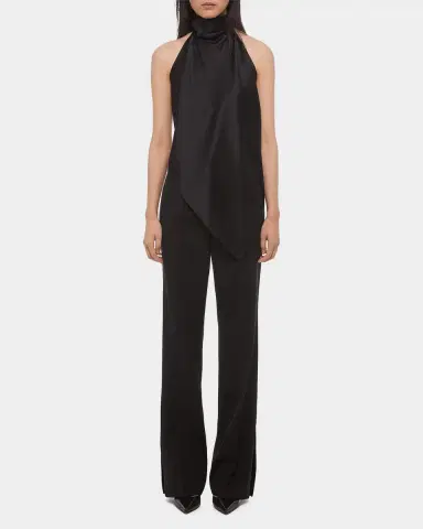 Helmut Lang Silk Tie Scarf Top | Thumbnail 2 Helmut Lang Silk Tie Scarf Top | Thumbnail 2