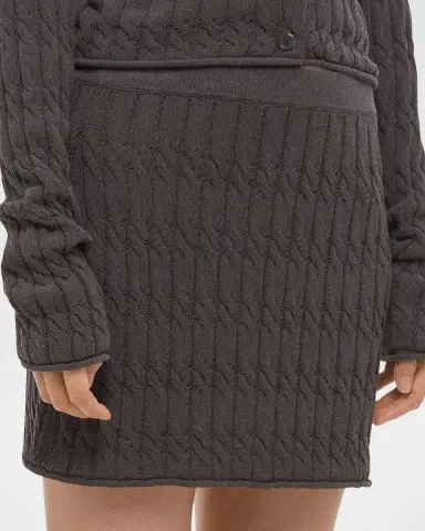 Helmut Lang Cable-Knit Mini Skirt | Thumbnail 5 Helmut Lang Cable-Knit Mini Skirt | Thumbnail 5