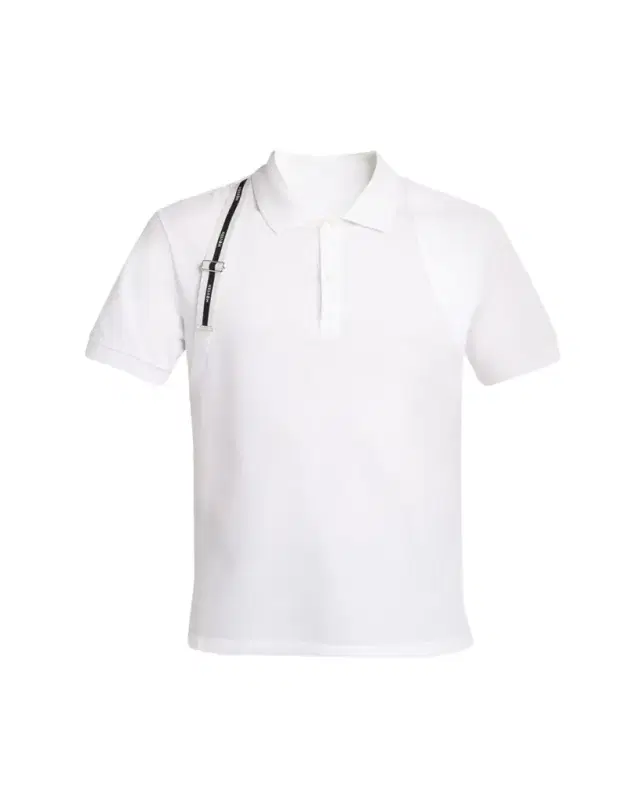 McQueen Men's Harness Cotton Pique Polo Shirt