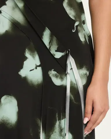 Jason Wu Collection Blurred Floral Asymmetric Paneled Midi Dress | Thumbnail 5 Jason Wu Collection Blurred Floral Asymmetric Paneled Midi Dress | Thumbnail 5