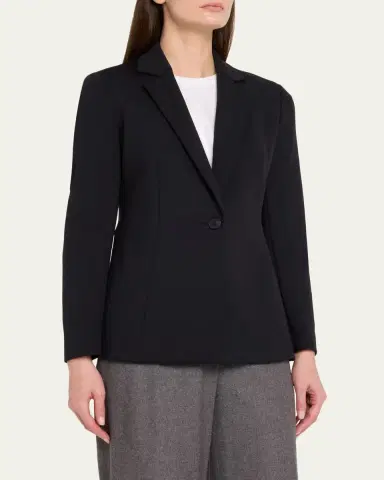 Lafayette 148 New York Slim Single-Button Blazer | Thumbnail 4 Lafayette 148 New York Slim Single-Button Blazer | Thumbnail 4