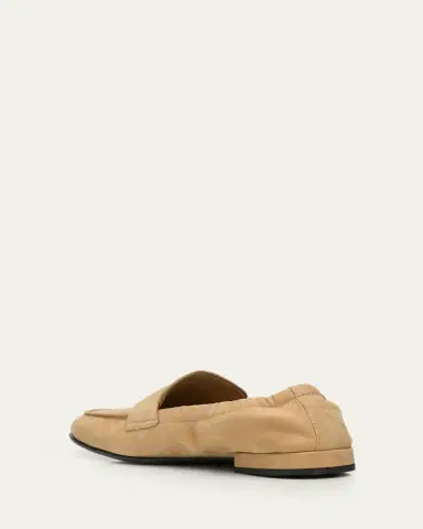 Prada Shuffle Nubuck Leather Penny Loafers | Thumbnail 4 Prada Shuffle Nubuck Leather Penny Loafers | Thumbnail 4