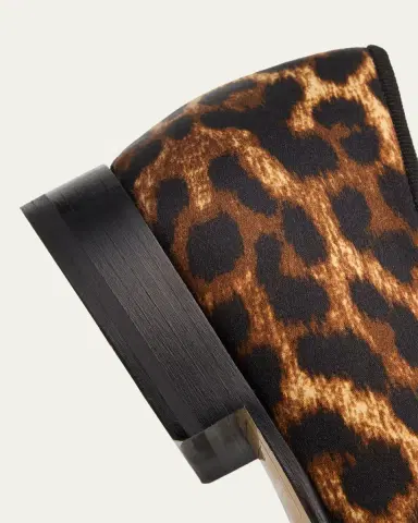 Vibi Venezia Leopard-Print Silk Loafers | Thumbnail 5 Vibi Venezia Leopard-Print Silk Loafers | Thumbnail 5