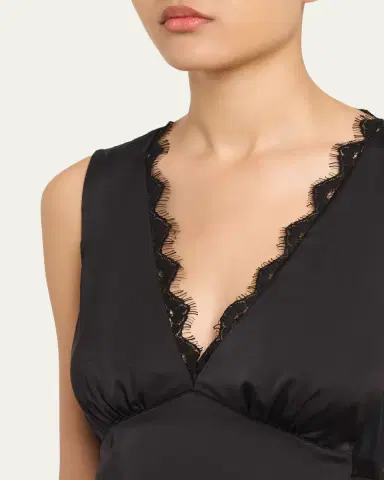 3.1 Phillip Lim Sleeveless Satin Lace Combo Top | Thumbnail 5