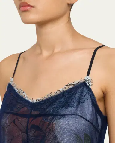 Jason Wu Collection Shadow Floral Layered Midi Dress | Thumbnail 5 Jason Wu Collection Shadow Floral Layered Midi Dress | Thumbnail 5