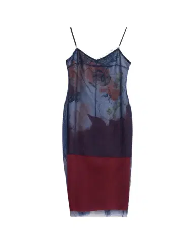Jason Wu Collection Shadow Floral Layered Midi Dress | Thumbnail 1 Jason Wu Collection Shadow Floral Layered Midi Dress | Thumbnail 1